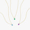 Deux Birthstone Necklace