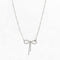 Camélie Crystal Bow Necklace