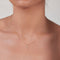Iris Cross Necklace
