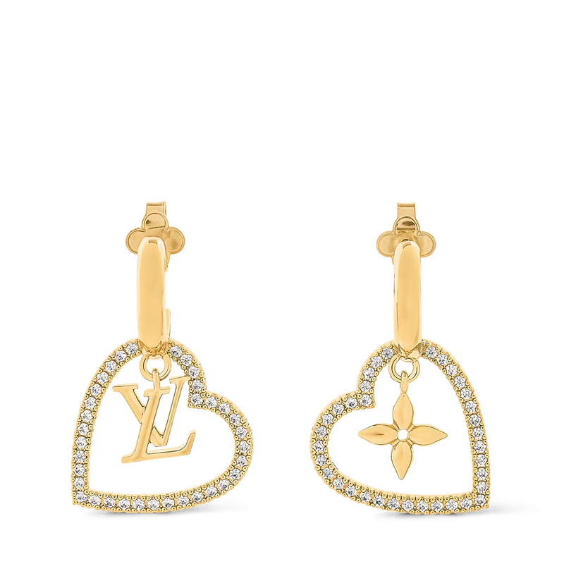 Boucles d'oreilles My LV Heart