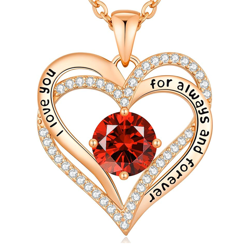 CDE Colliers en forme de cœur Forever Love pour femme